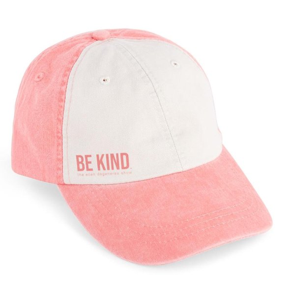 Ellen Degeneres Accessories - BE KIND. Twill Hat - Coral - Ellen Degeneres - NEW